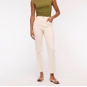 Abercrombie & Fitch Curve Love The Ankle Straight Ultra High Rise Jeans in 29/8R